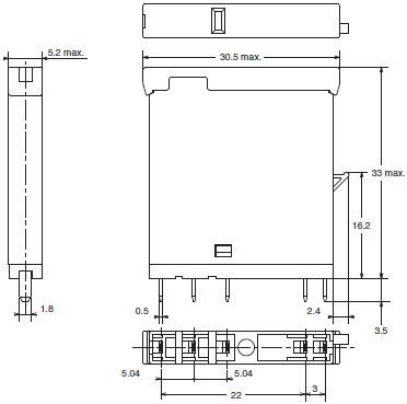 G2RV-SR Dimensions 12 