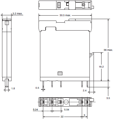 G2RV-SR Dimensions 13 