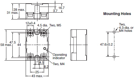 G3NB Dimensions 3 