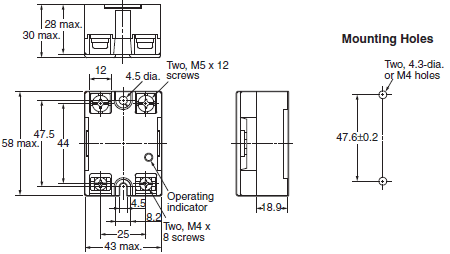 G3NB Dimensions 4 