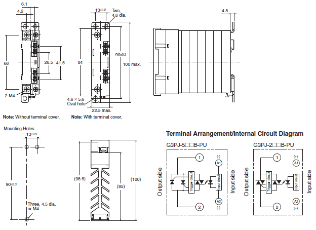 G3PJ Dimensions 3 