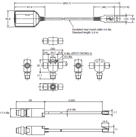 F3SG-R Series Dimensions 149 