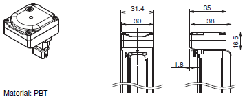 F3SG-R Series Dimensions 150 