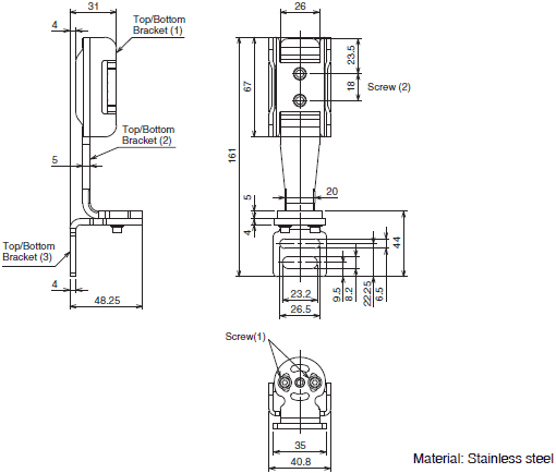 F3SG-R Series Dimensions 15 