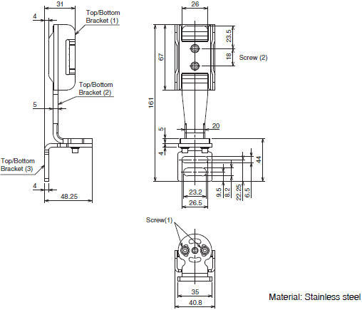 F3SG-R Series Dimensions 80 