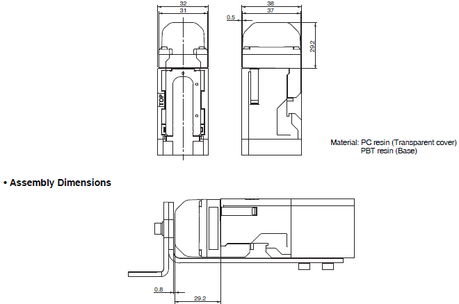 F3SG-SR / PG Series Dimensions 66 