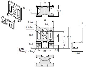 F3SJ Series Dimensions 55 