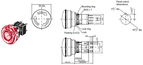 A165E Dimensions 2 