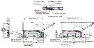 E3NX-FA Dimensions 6 