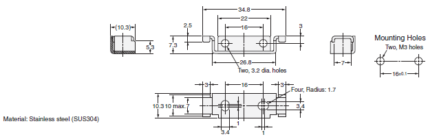 E3NX-MA Dimensions 10 