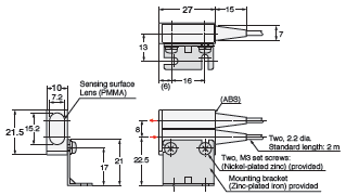 E32 Series Dimensions 218 