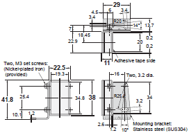 E32 Series Dimensions 224 