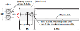 E32 Series Dimensions 327 