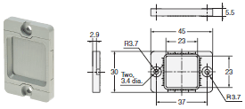 E3Z-LT / LR / LL Dimensions 14 