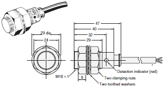 E2FQ Dimensions 7 E2FQ-X5E1_Dim