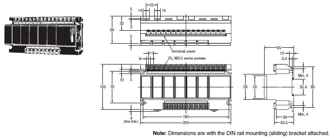 61F-G[]N Dimensions 8 61F-G4N_Dim