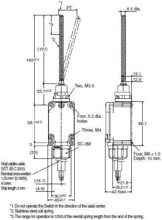 WL-N / WL Dimensions 125 