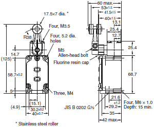 WL-N / WL Dimensions 133 