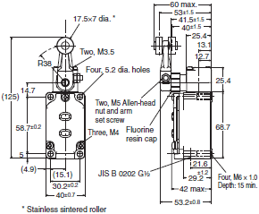 WL-N / WL Dimensions 134 