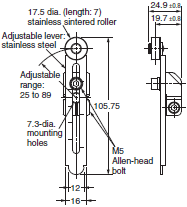 WL-N / WL Dimensions 184 