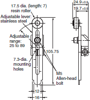 WL-N / WL Dimensions 185 