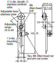 WL-N / WL Dimensions 186 