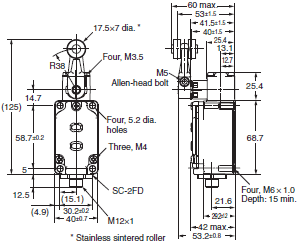 WL-N / WL Dimensions 22 