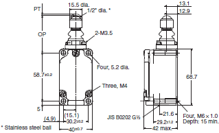 WL-N / WL Dimensions 36 