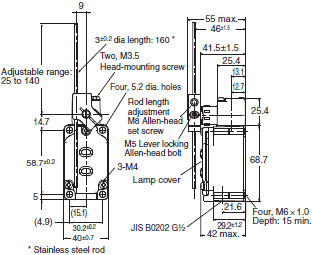 WL-N / WL Dimensions 53 