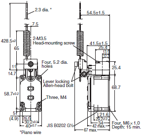 WL-N / WL Dimensions 61 