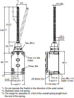 WL-N / WL Dimensions 64 