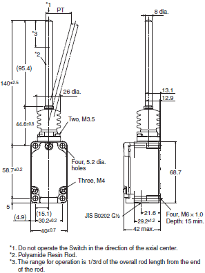 WL-N / WL Dimensions 68 