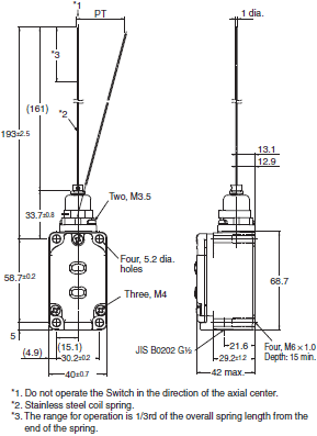 WL-N / WL Dimensions 71 