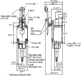 WL-N / WL Dimensions 101 