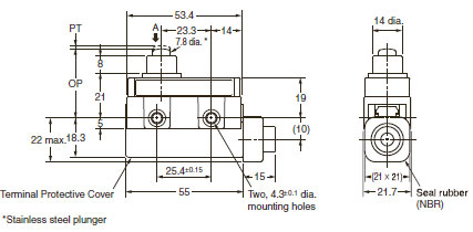 ZC-[]55 Dimensions 3 ZC-D55_Dim