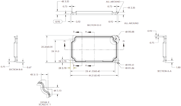 MicroHAWK V430-F / V420-F / V330-F / V320-F Dimensions 12