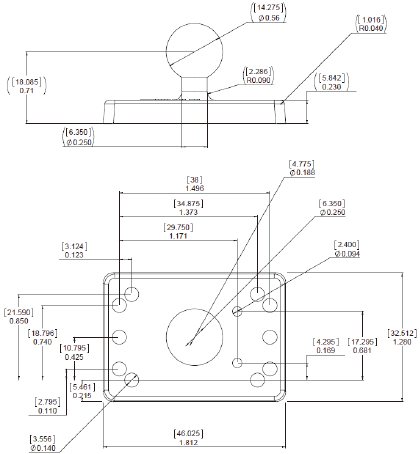MicroHAWK V430-F / V420-F / V330-F / V320-F Dimensions 6