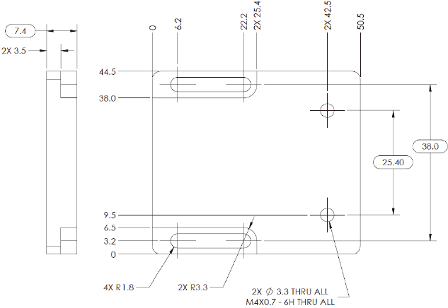 MicroHAWK V430-F / V420-F / V330-F / V320-F Dimensions 9