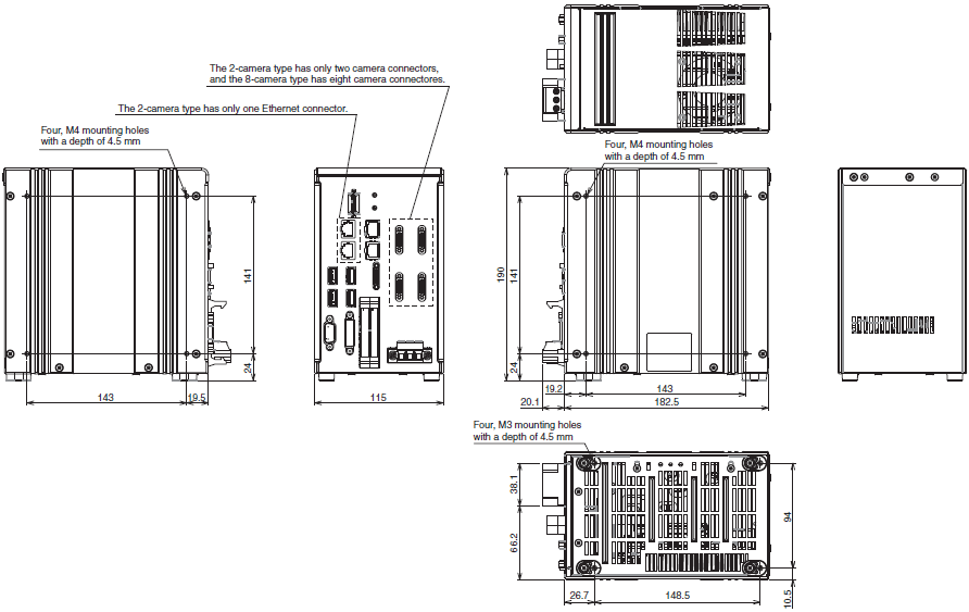 FH Series Dimensions 2 