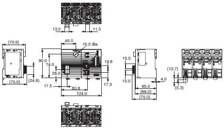 FHV7 Series Dimensions 14 