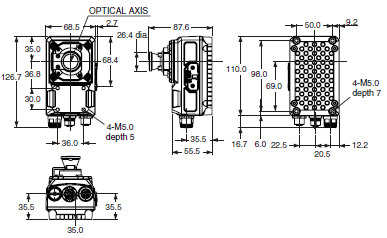 FHV7 Series Dimensions 4 