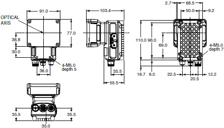 FHV7 Series Dimensions 6 