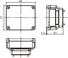 FHV7 Series Dimensions 12 