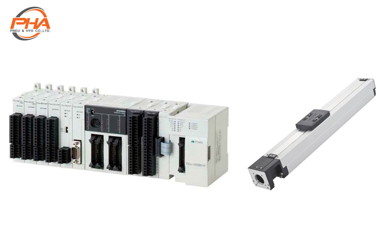 MITSUBISHI PLC MELSEC-F series + Single Axis Robot Hiwin KC + Servo Hiwin MITSUBISHI PLC MELSEC-F series + Single Axis Robot Hiwin KC + Servo Hiwin