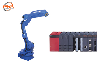 MITSUBISHI PLC MELSEC Q series + Yaskawa Robot YRC1000 CC-LINK IE field GP25