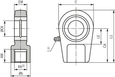 dimensions plain clevis CSA