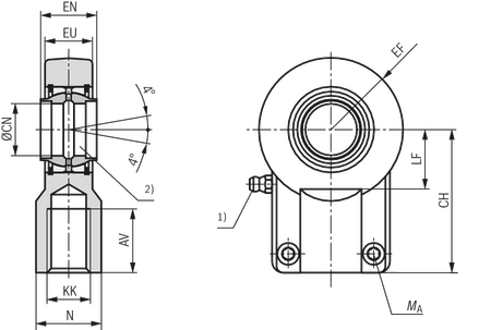 dimensions CGKD ISO 8132