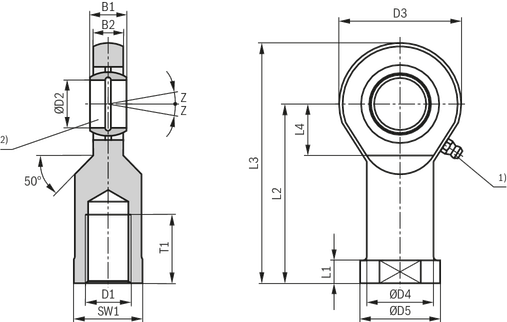 dimensions swivel head CGK