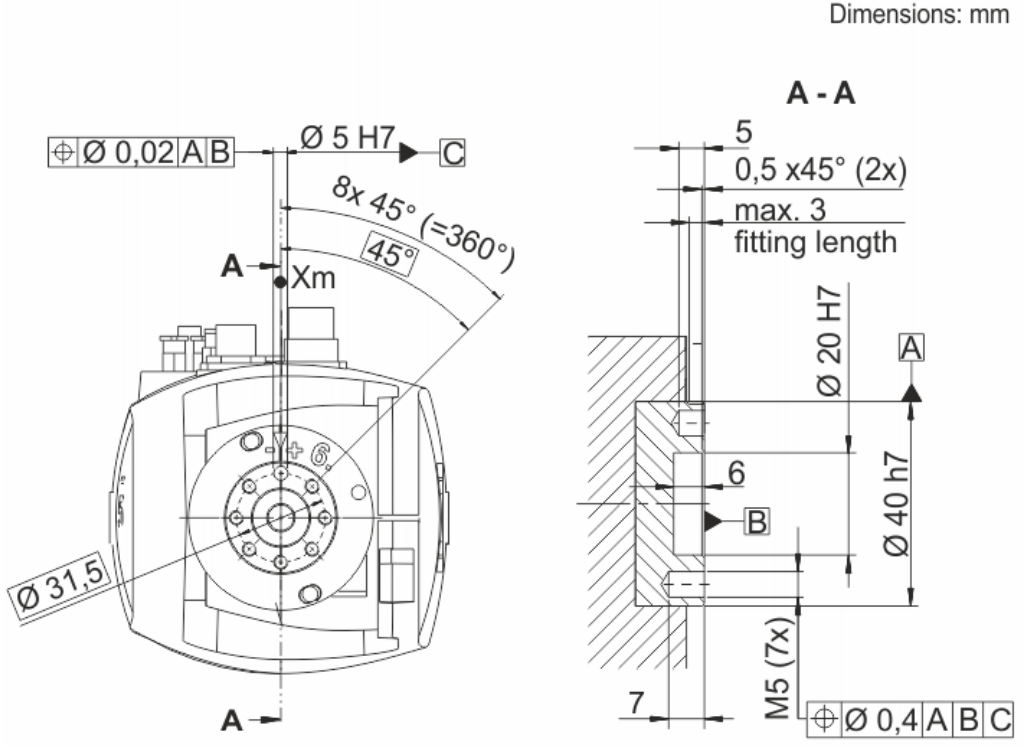 KUKA KR10 R1420 sixx mounting