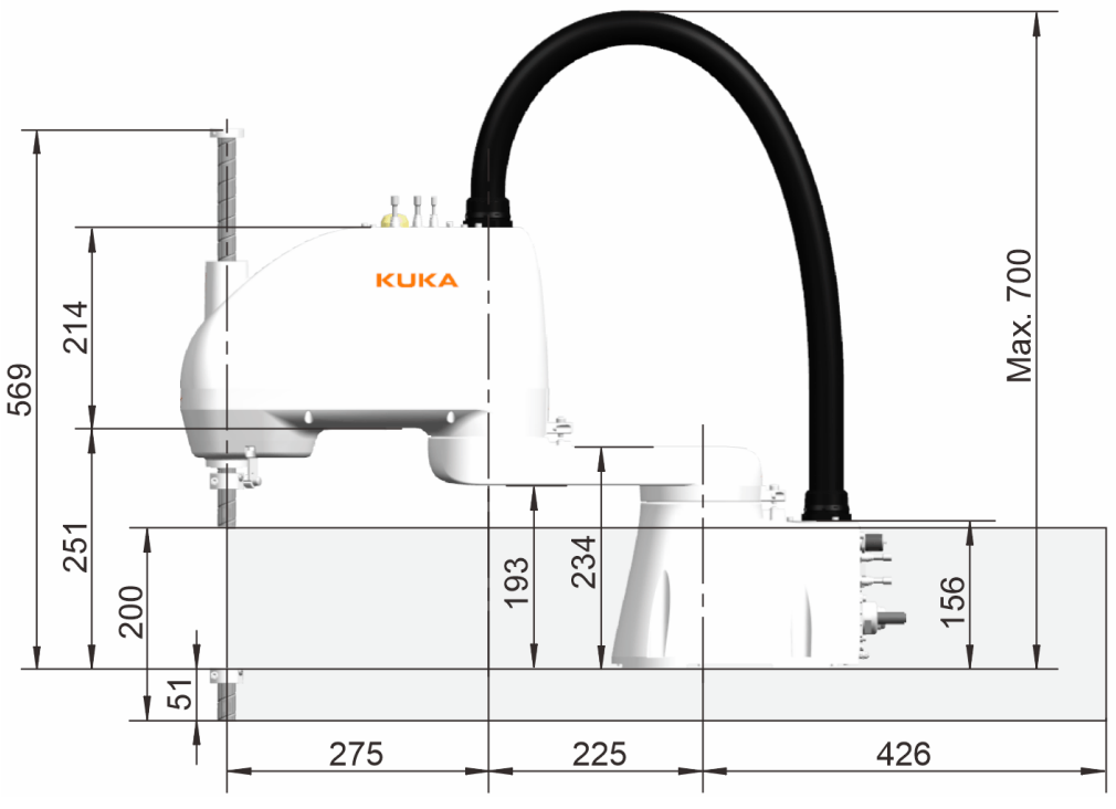 KUKA KR6 R500 Z200 dimension KUKA KR6 R500 Z200 dimension